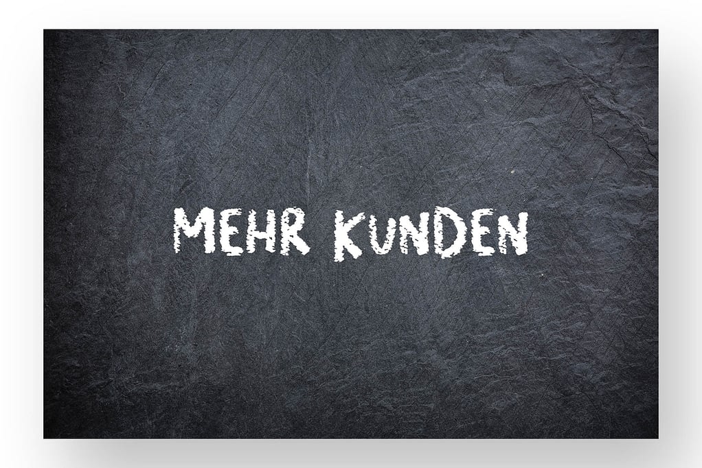 Mehr Kunden auf Webseite Homepage
